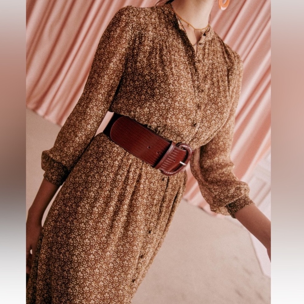 Sézane Alix dress Calanques Flowers size 34